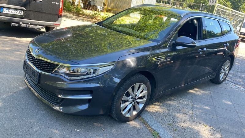 Grau Gebraucht 2017 Kia Optima Edition 7 Kombi | 11.900 € (Guter Preis) - Bild 1/4