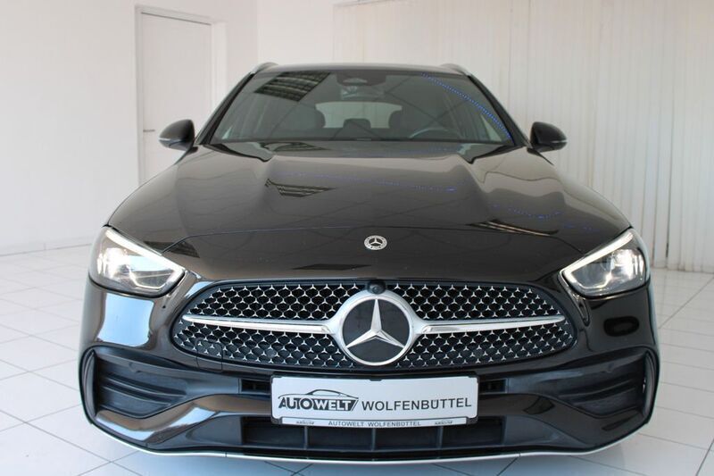 Schwarz Gebraucht 2023 Mercedes C220 AMG Limousine | 32.990 € (Superpreis) - Bild 1/4