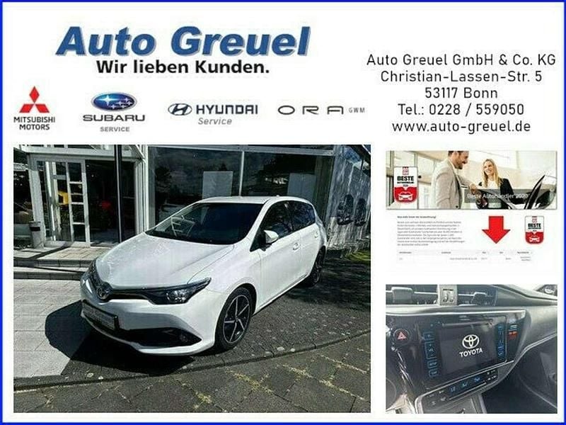 Super white perl Gebraucht 2017 Toyota Auris Edition-S Kombi | 10.780 € (Guter Preis) - Bild 1/3