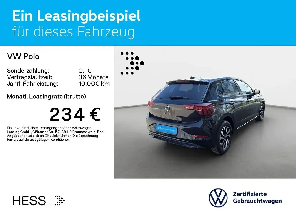 Używany VW Polo Active 95 KM (69 kW) 2022 Czarny Hatchback
