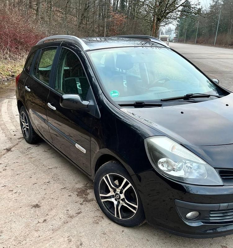 Gebraucht Renault Clio GrandTour 101 PS (74 kW) 2009 Schwarz Kombi