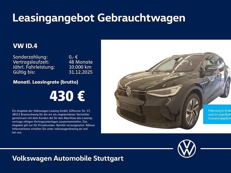 0e grenadillschwarz metallic Gebraucht 2025 VW ID.4 Move SUV | 40.930 € (Superpreis) - Bild 1/4