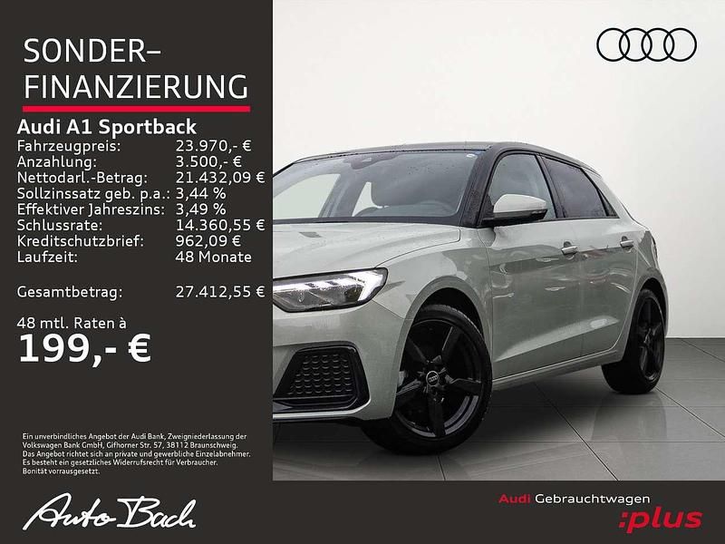 Gebraucht Audi A1 Advanced Plus 95 PS (69 kW) 2025 Tausilber metallic/mythosschwa Limousine