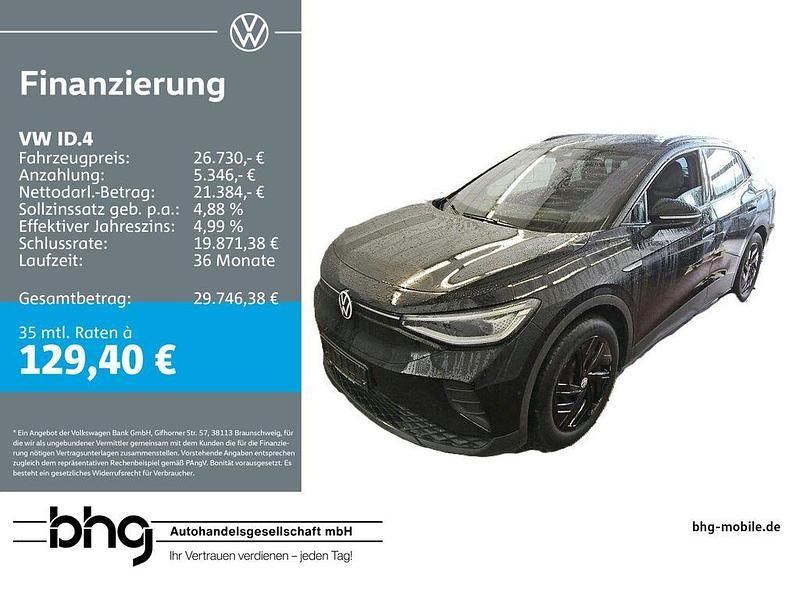 Schwarz Gebraucht 2022 VW ID.4 Pro SUV | 26.730 € (Guter Preis) - Bild 1/4