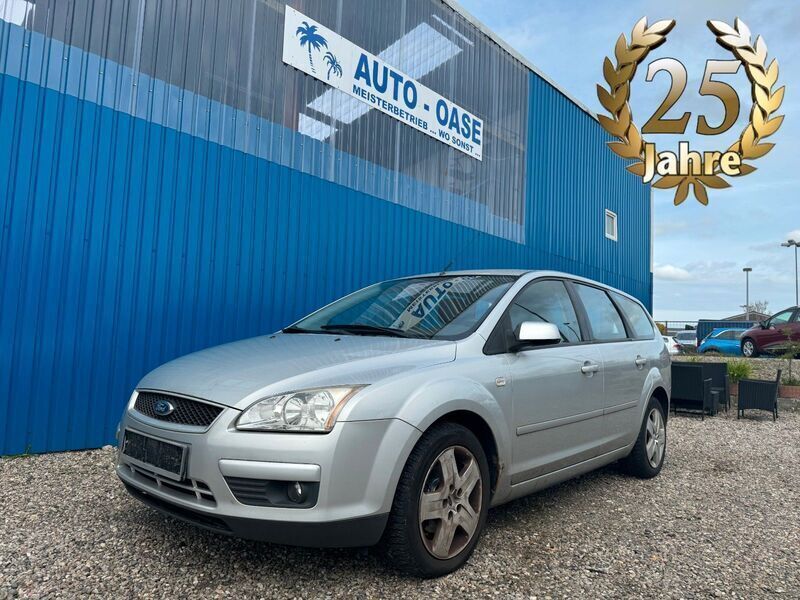 Silber Gebraucht 2007 Ford Focus Style Kombi | 490 € (Superpreis) - Bild 1/3