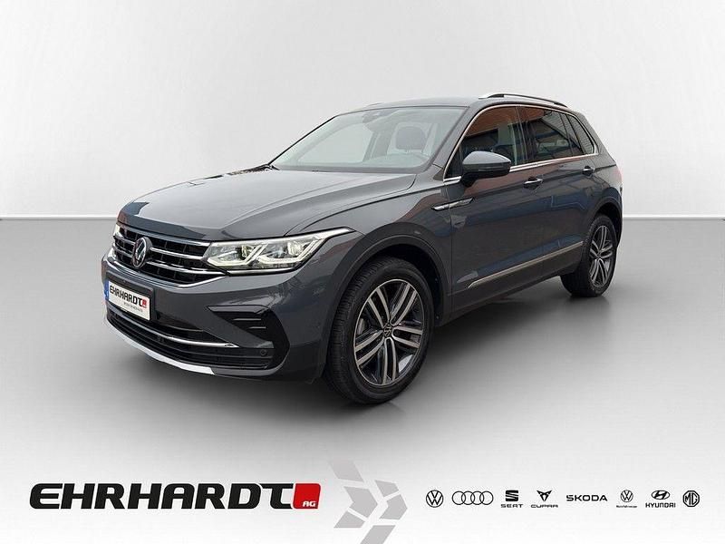 Grau Gebraucht 2022 VW Tiguan Elegance SUV | 39.590 € (Teuer) - Bild 1/3