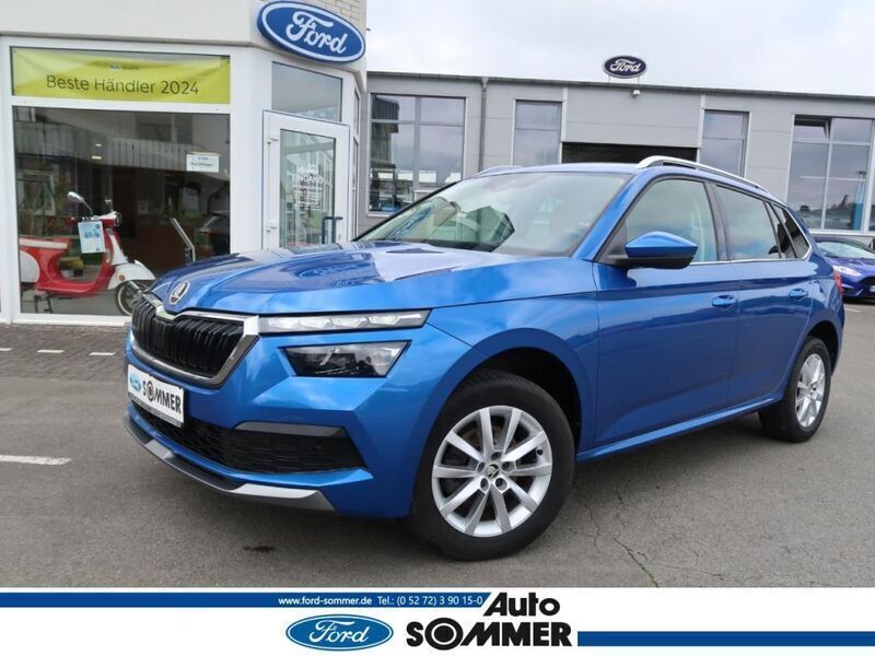 Raceblau metallic Gebraucht 2020 Skoda Kamiq Ambition SUV | 19.750 € (Guter Preis) - Bild 1/4