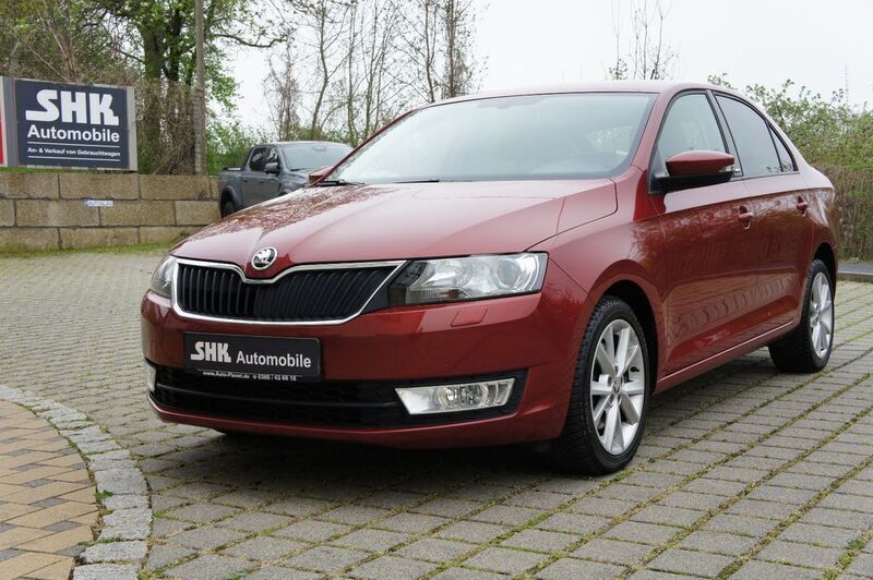 Rot Gebraucht 2016 Skoda Rapid Joy Limousine | 10.900 € (Fairer Preis) - Bild 1/4