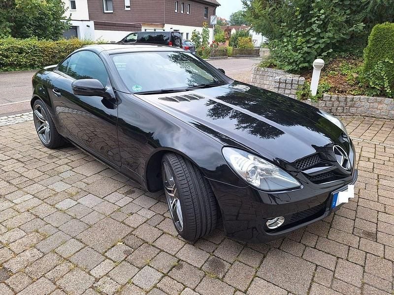 Schwarz Gebraucht 2008 Mercedes SLK350 Cabrio | 18.500 € (Teuer) - Bild 1/4
