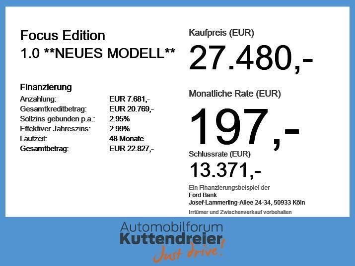 Nowe Ford Focus Titanium 155 KM (114 kW) 2026 Czarny Sedan/Limuzyna