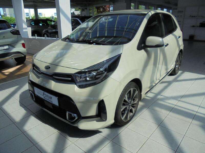 (m9y) milky beige met. Gebraucht 2021 Kia Picanto GT-Line Kleinwagen | 10.690 € (Superpreis) - Bild 1/4