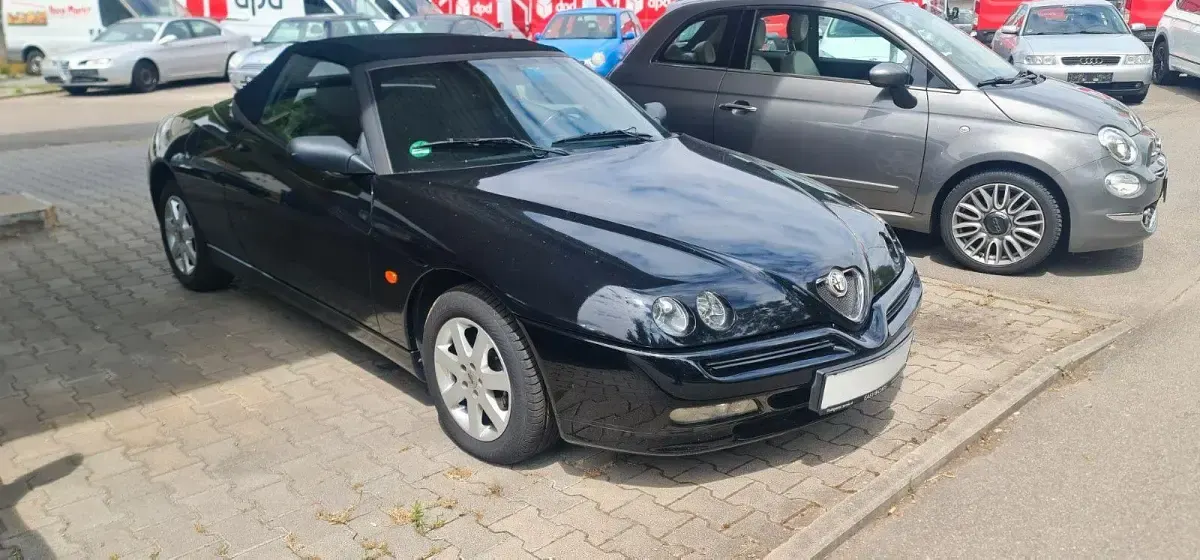 Gebraucht Alfa Romeo Spider 155 PS (114 kW) 1998 Schwarz Cabrio