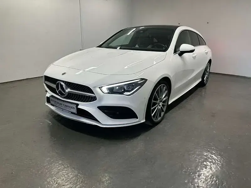Gebraucht Mercedes CLA200 AMG line 150 PS (110 kW) 2022 Polarweiss Kombi