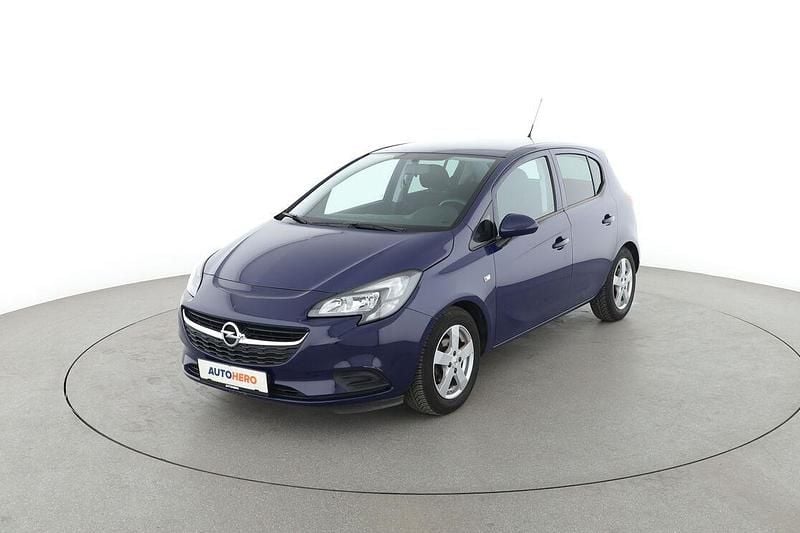 Blau Gebraucht 2015 Opel Corsa Edition Limousine | 8.380 € (Guter Preis) - Bild 1/3