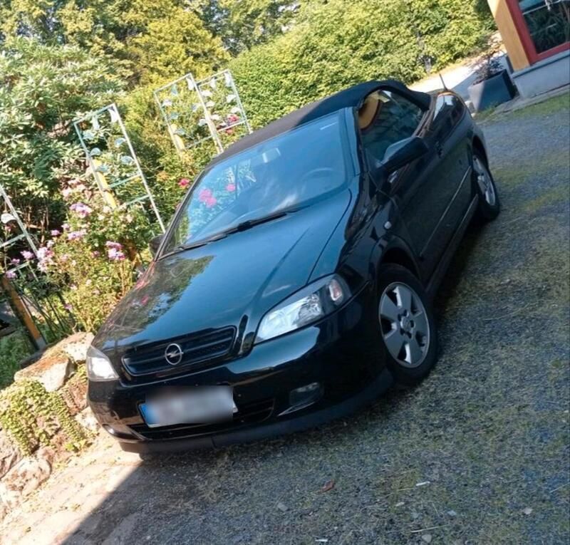 Schwarz Gebraucht 2004 Opel Astra Cabriolet Cabrio | 2.990 € (Fairer Preis) - Bild 1/4