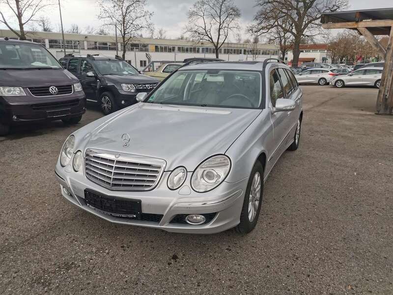 Silber Gebraucht 2008 Mercedes E350 Elegance Kombi | 6.950 € (Superpreis) - Bild 1/4