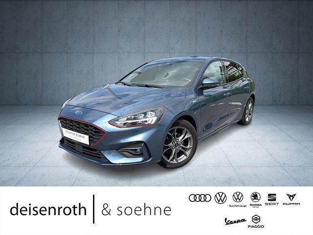 Blau Gebraucht 2019 Ford Focus ST-Line Limousine | 15.750 € (Fairer Preis) - Bild 1/4