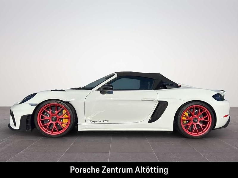 Gebraucht Porsche Boxster 500 PS (367 kW) 2024 Weiss/verdeck komplett schwarz Cabrio