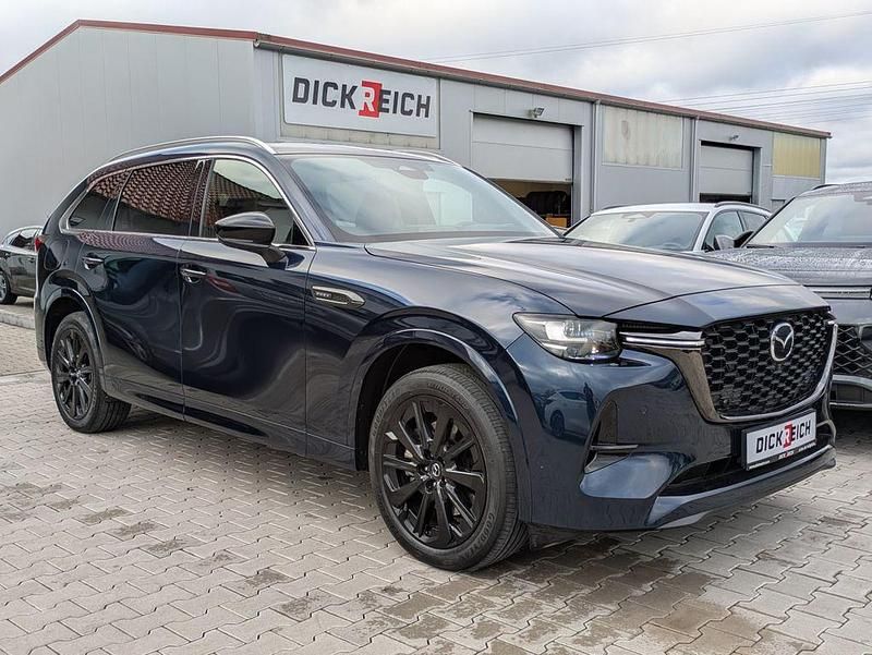 Blau Gebraucht 2025 Mazda CX-80 Homura-Line SUV | 49.980 € (Superpreis) - Bild 1/4