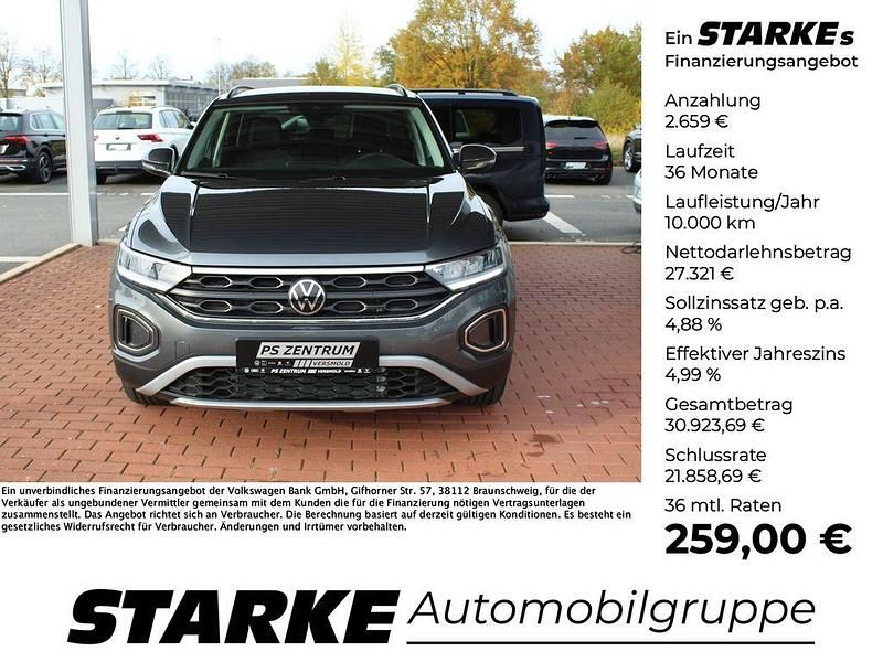 Grau Neu 2025 VW T-Roc Life SUV | 29.980 € - Bild 1/4
