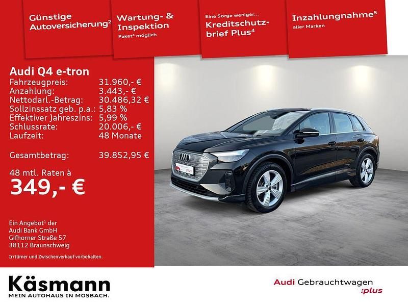 Gebraucht Audi Q4 e-tron Advanced 219 kW (299 PS) 2022 Mythosschwarz metallic SUV