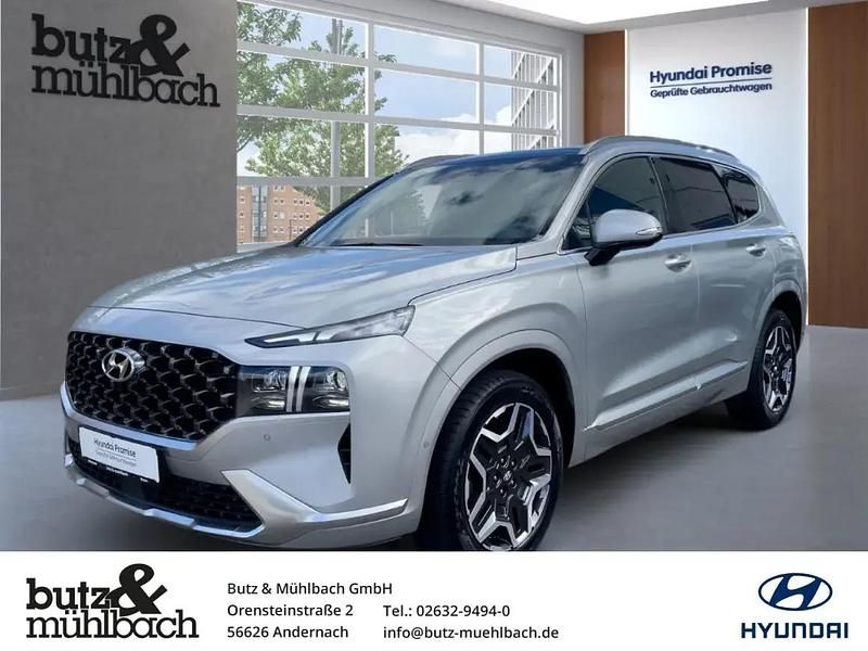 Typhoon silver / met Gebraucht 2023 Hyundai Santa Fe Signature SUV | 38.980 € (Guter Preis) - Bild 1/1