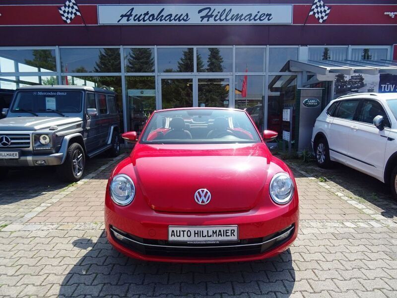 Rot Gebraucht 2016 VW Beetle Design Cabrio | 17.999 € (Fairer Preis) - Bild 1/4