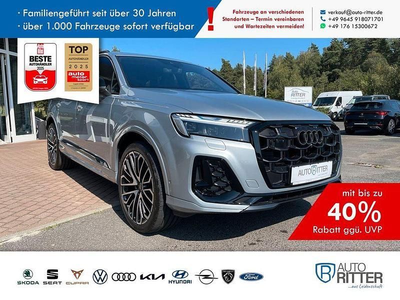 Silber Gebraucht 2024 Audi Q7 S-Line SUV | 84.790 € (Teuer) - Bild 1/4