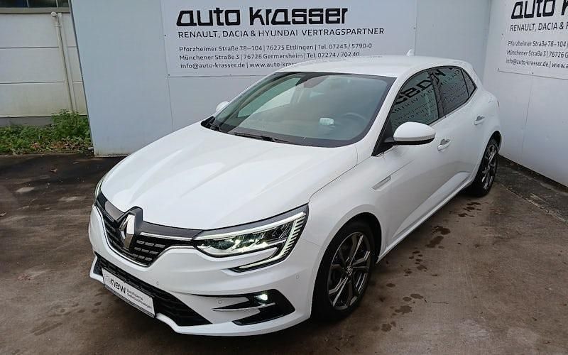 Weiß Gebraucht 2021 Renault Megane E-Tech Intens Limousine | 17.990 € - Bild 1/4