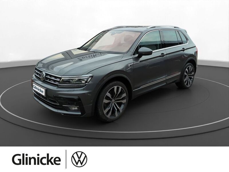 Indium grau metallic Gebraucht 2019 VW Tiguan Highline SUV | 34.480 € (Teuer) - Bild 1/4