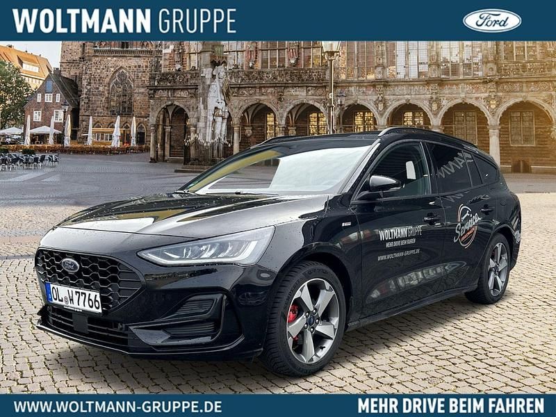 Obsidianschwarz metallic Gebraucht 2023 Ford Focus ST-Line Limousine | 19.950 € (Fairer Preis) - Bild 1/4