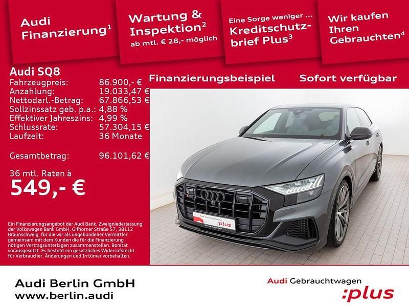 Daytonagrau perleffekt Gebraucht 2022 Audi SQ8 Competition SUV | 86.900 € (Teuer) - Bild 1/3