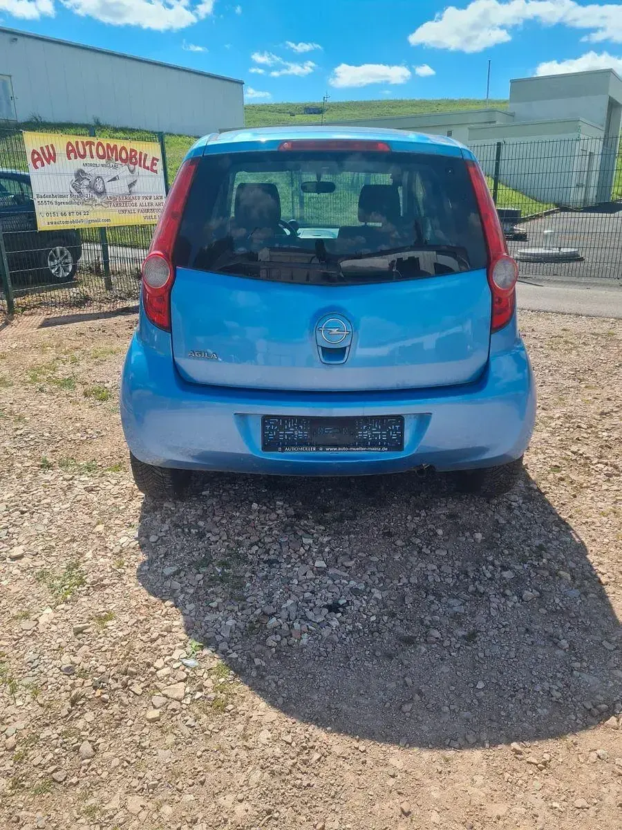 Gebraucht Opel Agila Edition 86 PS (63 kW) 2008 Blau Kleinwagen