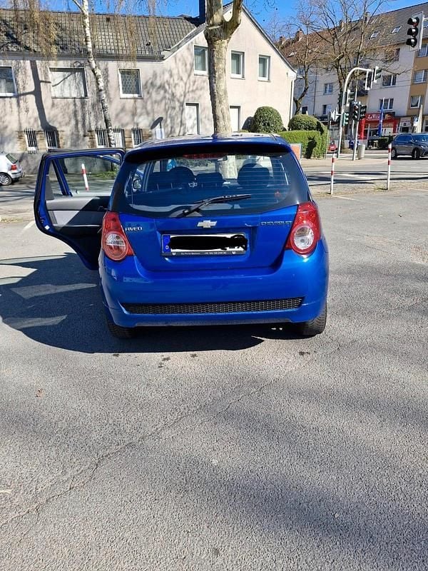 Gebraucht Chevrolet Aveo 2009 Blau Kleinwagen