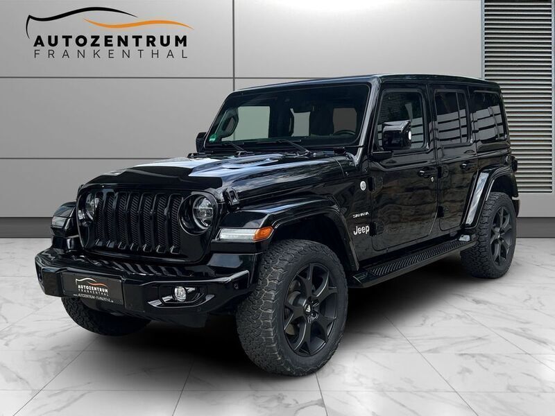 Black clear coat Gebraucht 2022 Jeep Wrangler Sahara SUV | 49.990 € (Fairer Preis) - Bild 1/4
