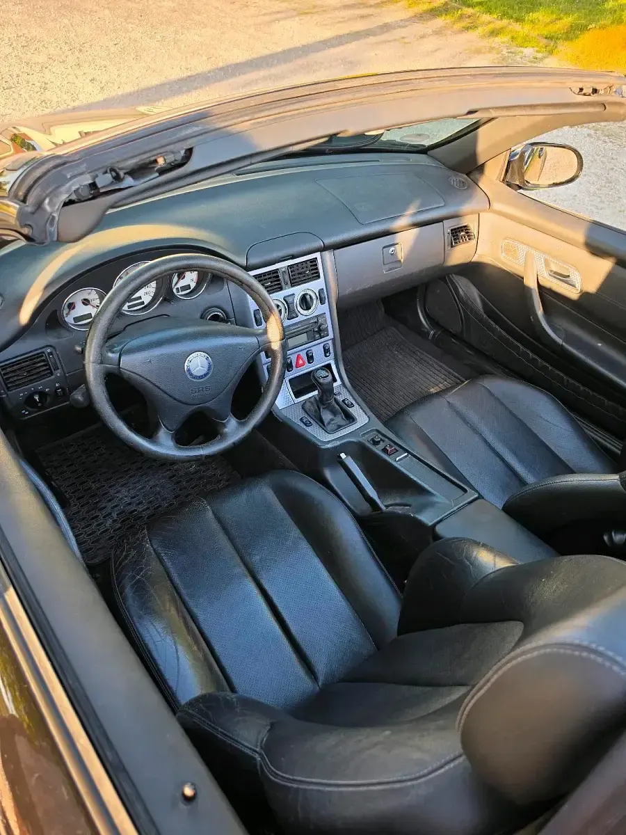 Gebraucht Mercedes SLK200 163 PS (119 kW) 2003 Schwarz Cabrio