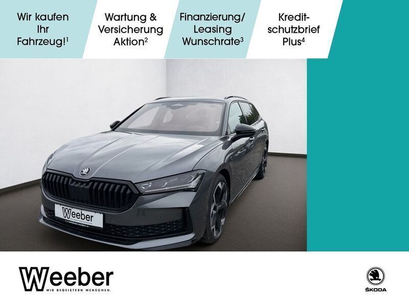 Grau Neu 2025 Skoda Superb SportLine Kombi | 50.699 € (Fairer Preis) - Bild 1/4