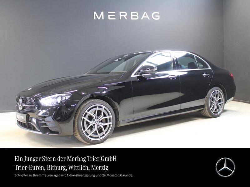 Schwarz Gebraucht 2021 Mercedes E220 AMG Limousine | 44.960 € (Teuer) - Bild 1/2