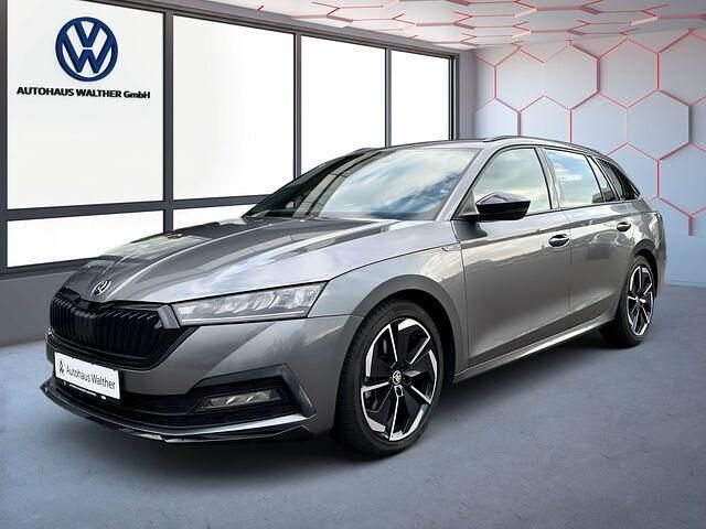 Graphitegrau metallic Gebraucht 2024 Skoda Octavia SportLine Kombi | 34.990 € (Fairer Preis) - Bild 1/2