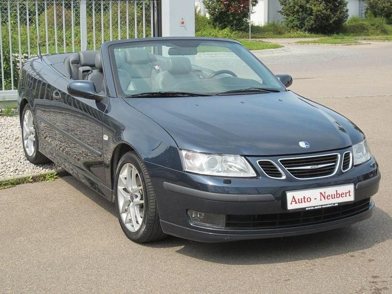 Blau Gebraucht 2004 Saab 9-3 Cabriolet Vector Cabrio | 9.950 € (Fairer Preis) - Bild 1/4