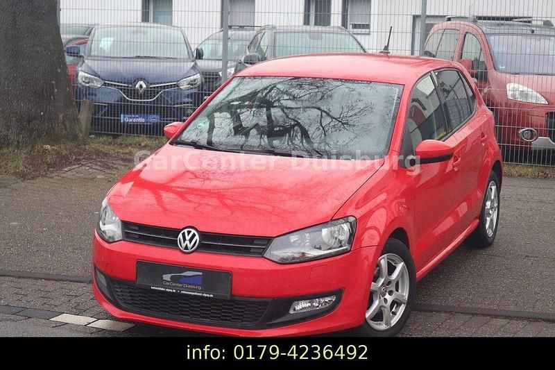 Gebraucht VW Polo Team 86 PS (63 kW) 2010 Rot Kleinwagen
