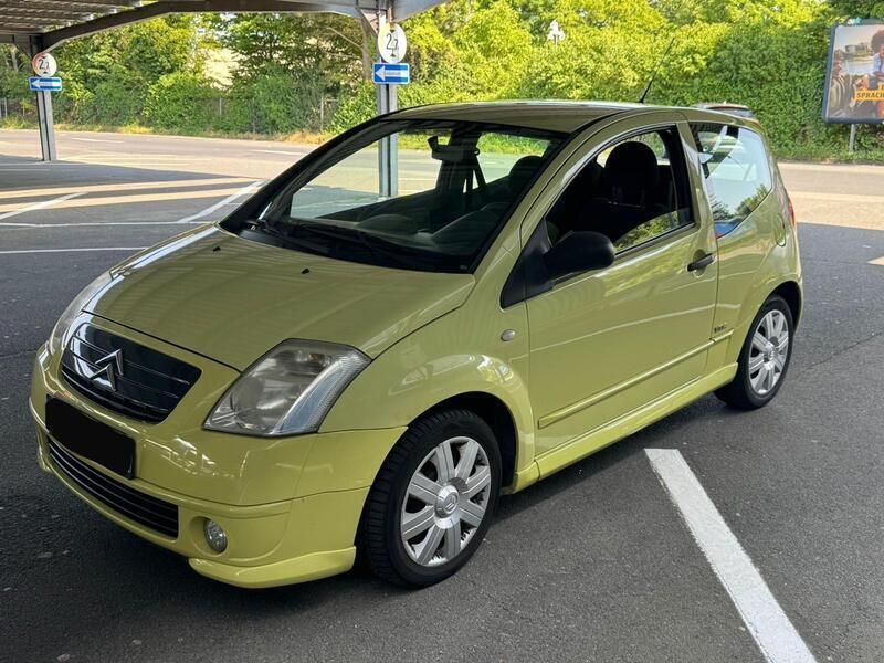 Gelb Gebraucht 2005 Citroën C2 VTR Sport Kleinwagen | 1.700 € (Superpreis) - Bild 1/4