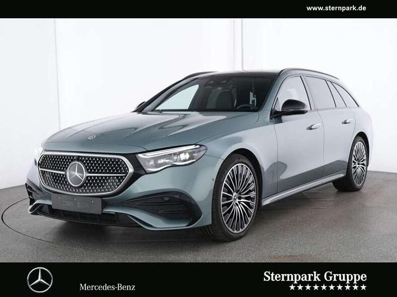 Lack verdesilber Gebraucht 2024 Mercedes E450 AMG Kombi | 69.980 € (Fairer Preis) - Bild 1/4