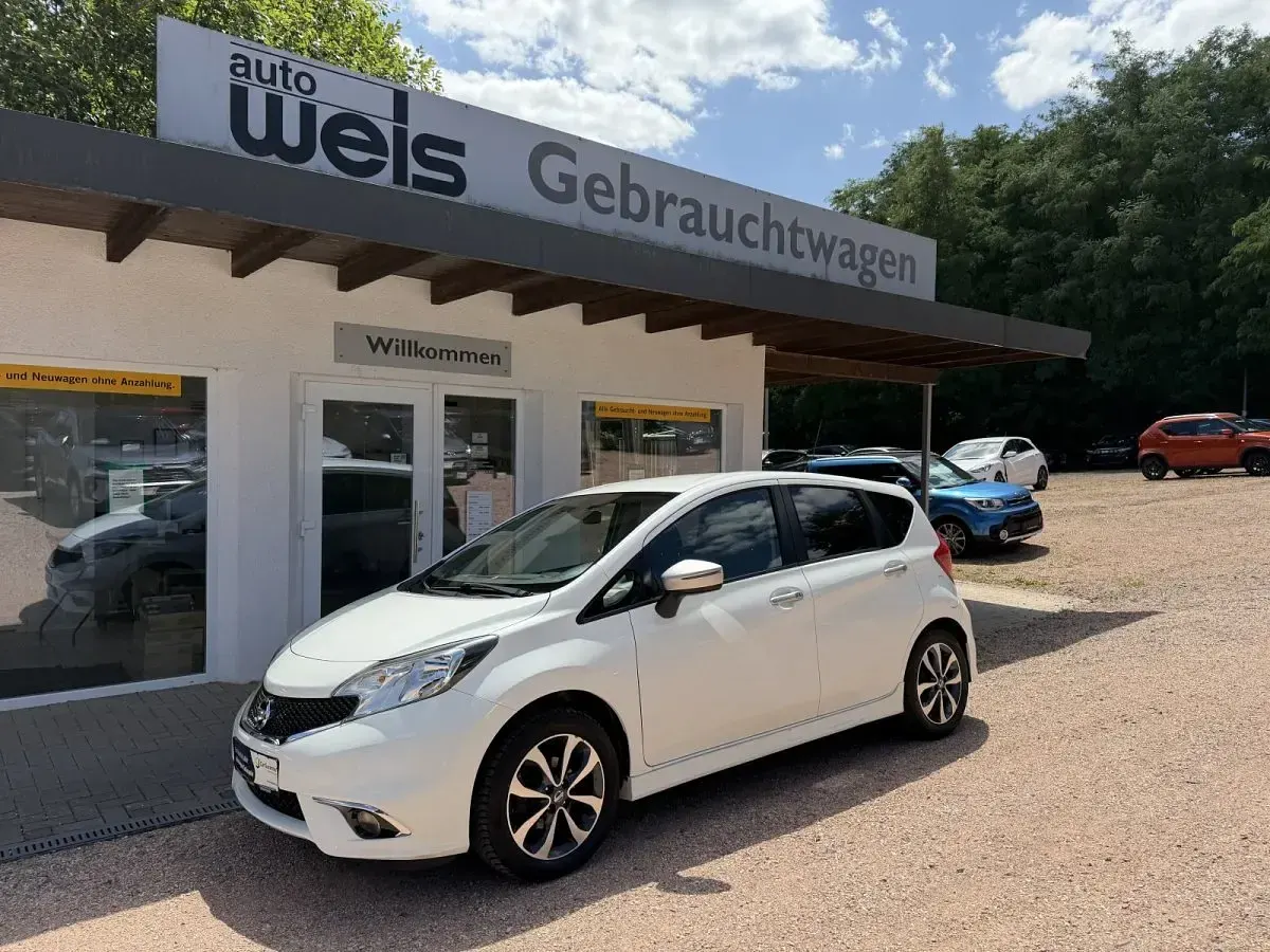 Gebraucht Nissan Note N-TEC 98 PS (72 kW) 2016 Weiß Kleinwagen