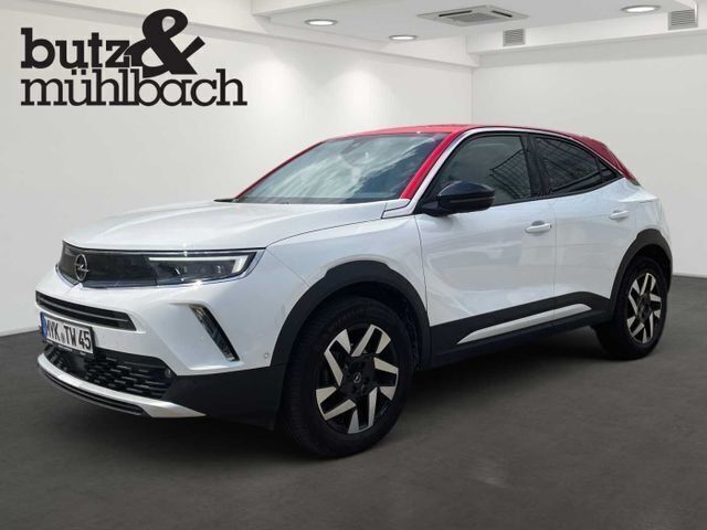Jade weiss/ dach rot (metallic) Gebraucht 2021 Opel Mokka Elegance SUV | 22.790 € (Teuer) - Bild 1/3