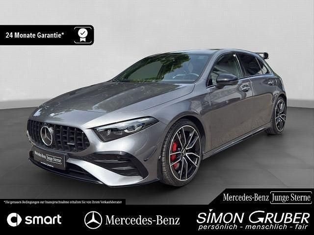 Mountaingrau (metallic) Gebraucht 2023 Mercedes A35 AMG Premium Limousine | 47.500 € (Fairer Preis) - Bild 1/4