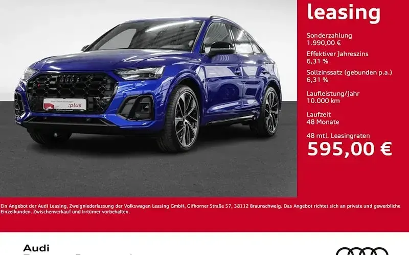 Gebraucht Audi SQ5 Sportback Ambiente 341 PS (250 kW) 2022 Blau SUV