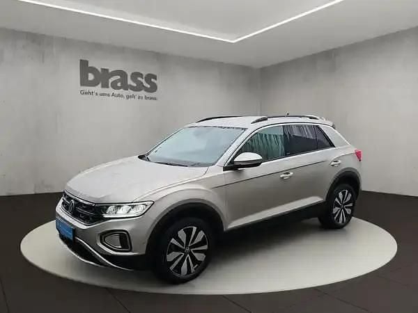 Ivory silver metallic Gebraucht 2024 VW T-Roc SUV | 27.400 € (Superpreis) - Bild 1/3