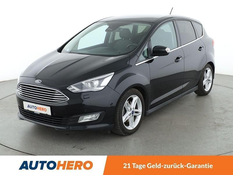 Schwarz Gebraucht 2018 Ford C-MAX Titanium Van / Kleinbus | 12.550 € (Fairer Preis) - Bild 1/3