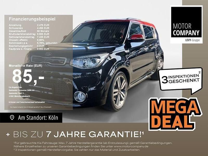 Cassisschwarz met. & rot Gebraucht 2014 Kia Soul Spirit SUV | 10.400 € (Fairer Preis) - Bild 1/4